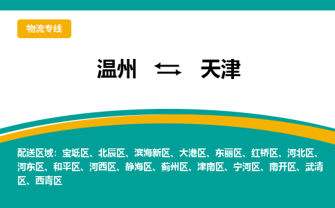 溫州到天津河東區物流專線