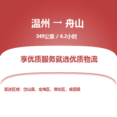 溫州到舟山定海區物流專線