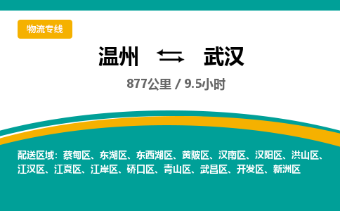 溫州到武漢江夏區物流專線