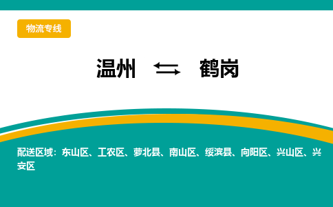 溫州到鶴崗工農(nóng)區(qū)物流專線