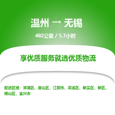 溫州到無錫新吳區物流專線
