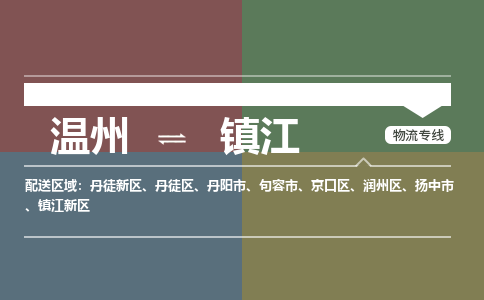 溫州到鎮江丹徒新區物流專線
