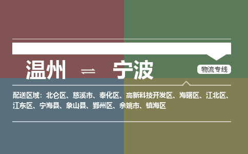 溫州到寧波海曙區(qū)物流專線