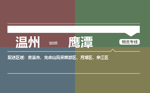 溫州到鷹潭余江區物流專線